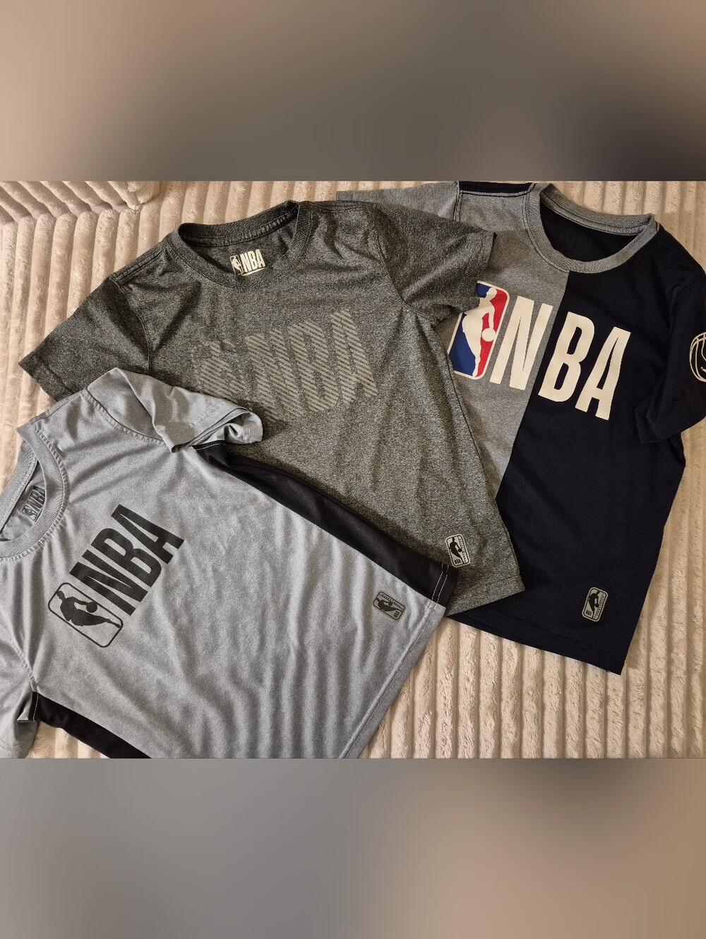 NBA Boys Short Sleeve Dri Fit Performance Tee Bundle